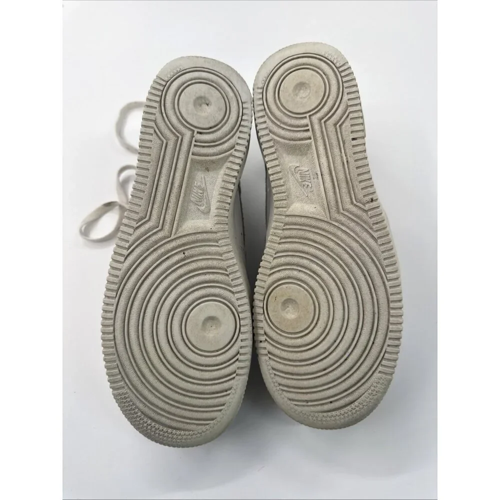 Nike Air Force 1 Shoes Womens 8.5 Low Triple White Athletic Sneakers 315115-112
